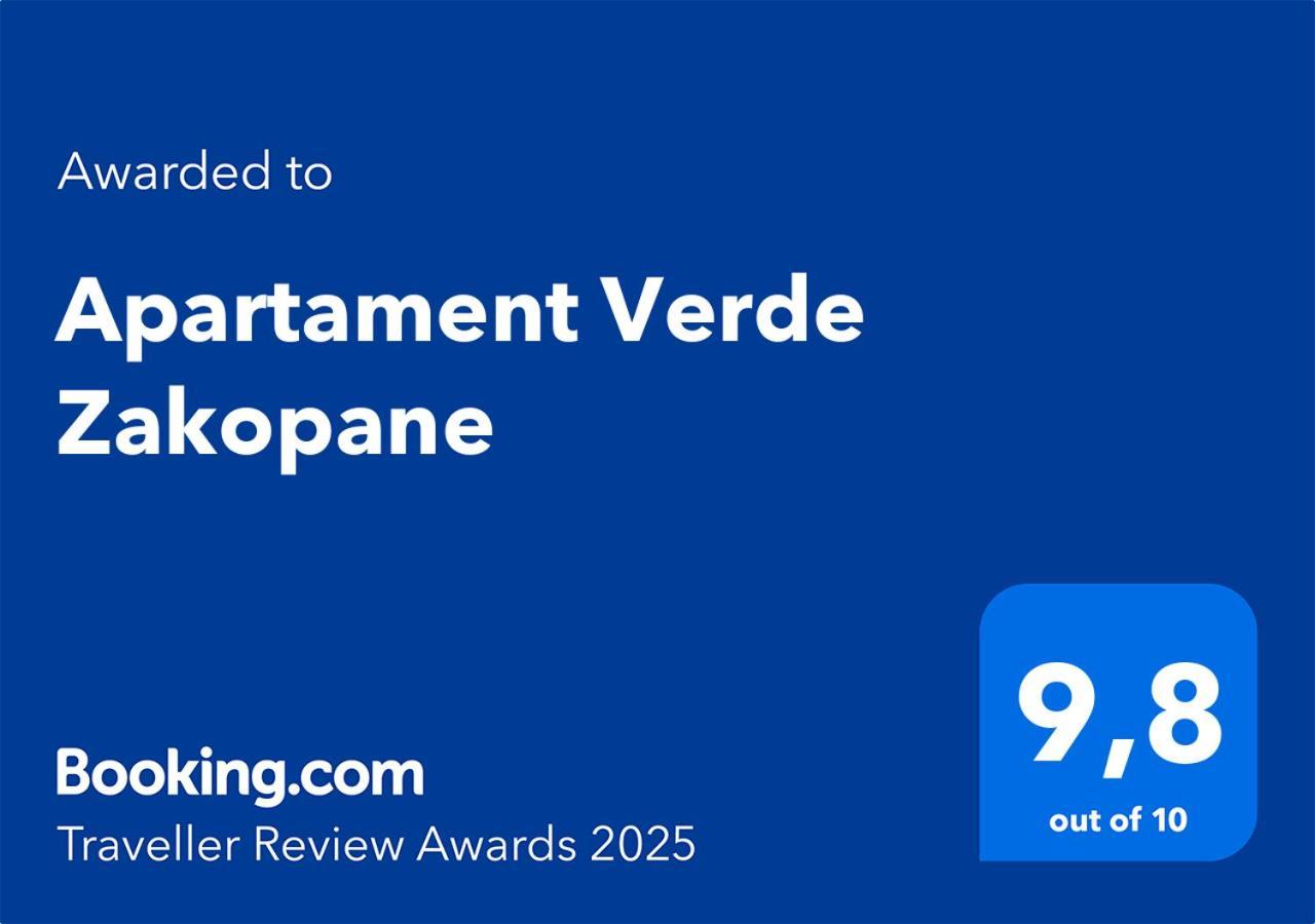 Apartament Verde Zakopane Eksteriør billede